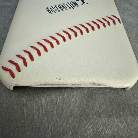 Baseballism Leather Baseball Phone Case - iPhone 12 Pro Max - Picture 2 of 3